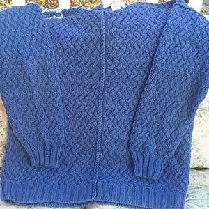 Cozy medium blue size small sweater.